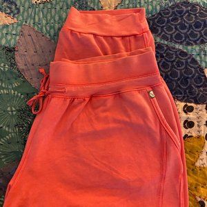 LIVI Lane Bryant Drawstring Light Pink Crop Joggers